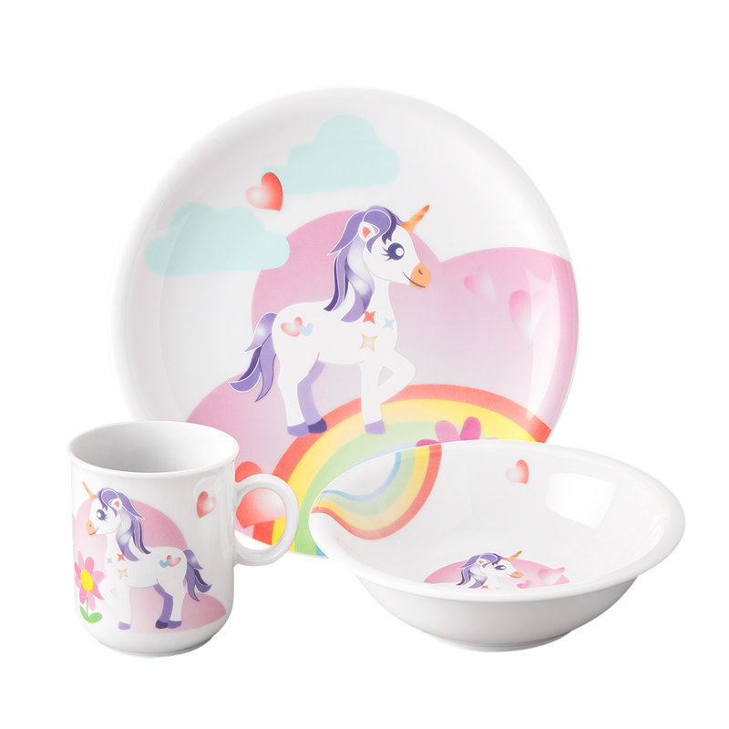 Seltmann Weiden Compact Kinder Porcelain China Dinnerware - Set of 3 ...